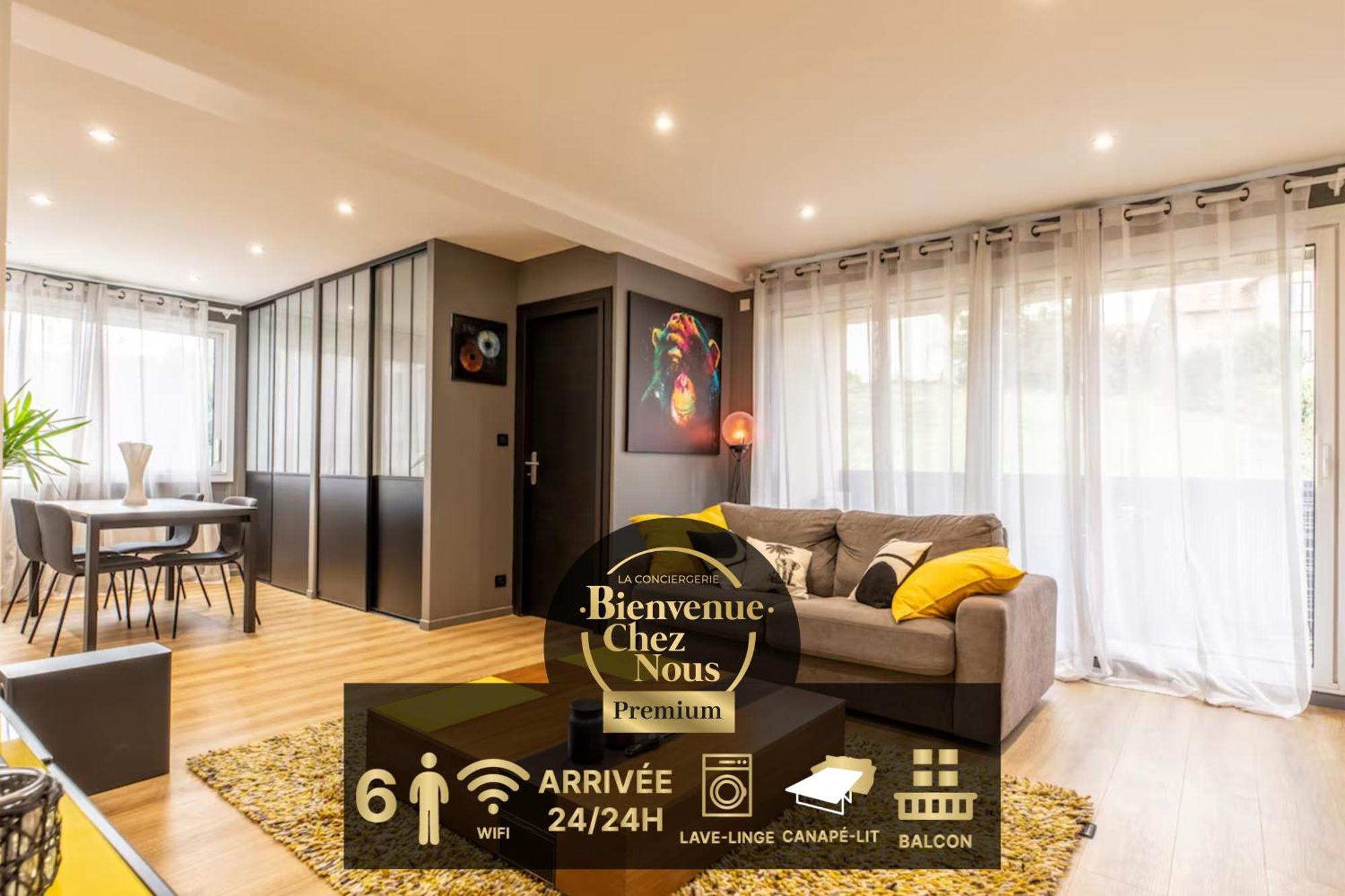 Apartment F3 Neuf Et Equipe Avec Balcon 